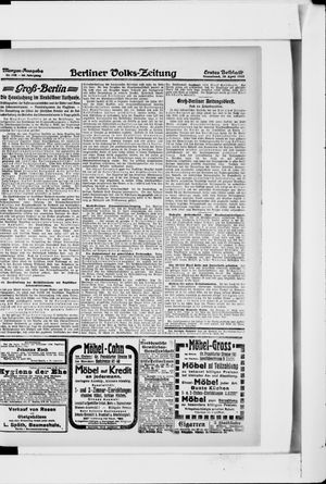 Berliner Volkszeitung on Apr 20, 1918