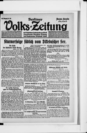 Berliner Volkszeitung vom 10.05.1918