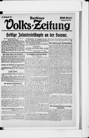 Berliner Volkszeitung on May 11, 1918