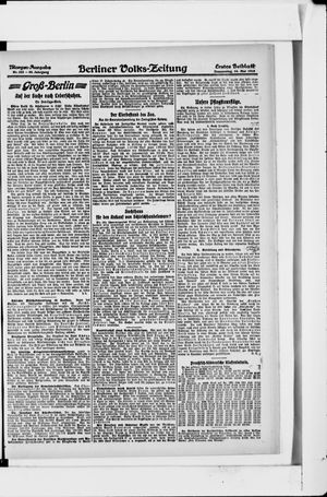 Berliner Volkszeitung on May 16, 1918