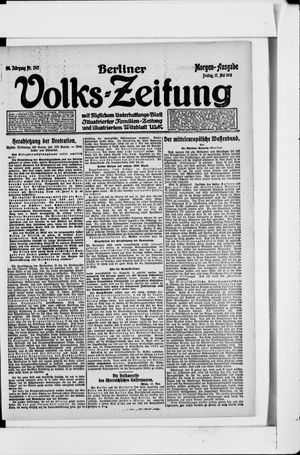 Berliner Volkszeitung vom 17.05.1918