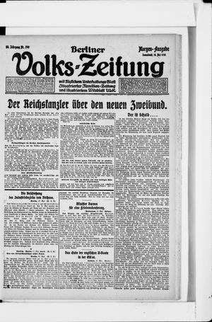 Berliner Volkszeitung vom 18.05.1918