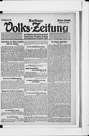 Berliner Volkszeitung on May 23, 1918