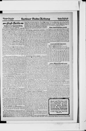 Berliner Volks-Zeitung vom 28.05.1918