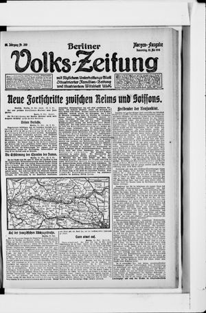 Berliner Volks-Zeitung vom 30.05.1918
