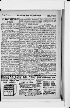 Berliner Volks-Zeitung vom 30.05.1918