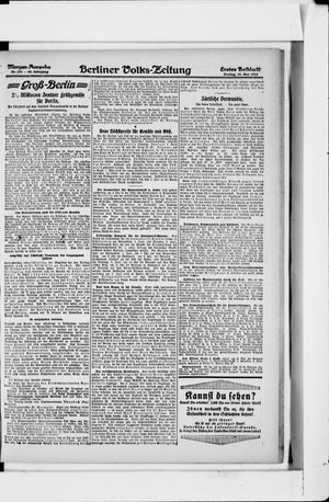 Berliner Volkszeitung on May 31, 1918