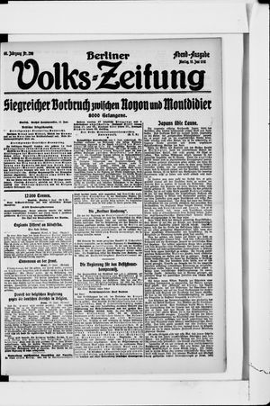 Berliner Volkszeitung vom 10.06.1918