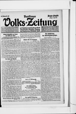 Berliner Volkszeitung vom 14.06.1918