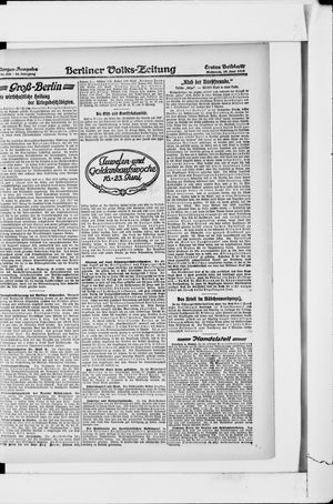 Berliner Volkszeitung vom 19.06.1918