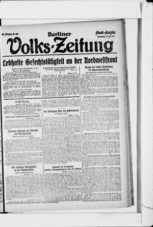 Berliner Volkszeitung vom 20.06.1918