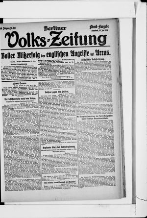Berliner Volkszeitung vom 22.06.1918