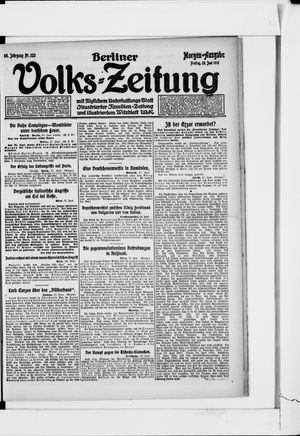 Berliner Volkszeitung vom 28.06.1918