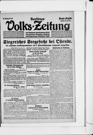 Berliner Volkszeitung vom 29.06.1918