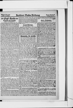Berliner Volkszeitung on Jul 5, 1918