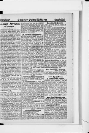 Berliner Volkszeitung vom 11.07.1918