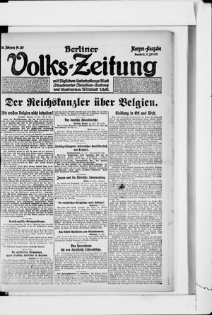 Berliner Volkszeitung vom 13.07.1918