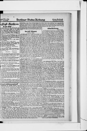 Berliner Volkszeitung vom 13.07.1918