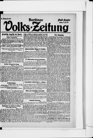 Berliner Volkszeitung vom 15.07.1918