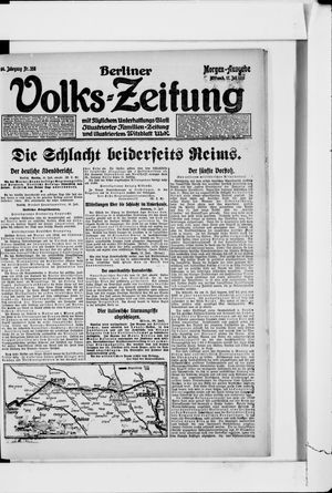 Berliner Volkszeitung vom 17.07.1918