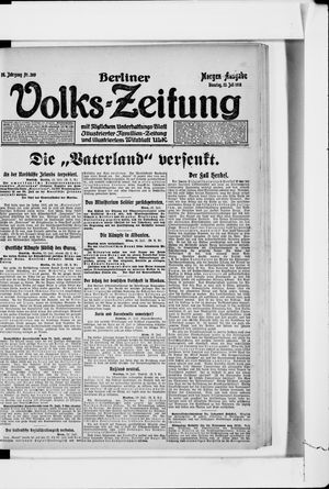 Berliner Volkszeitung vom 23.07.1918