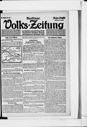 Berliner Volkszeitung vom 31.07.1918