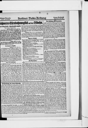 Berliner Volkszeitung vom 31.07.1918