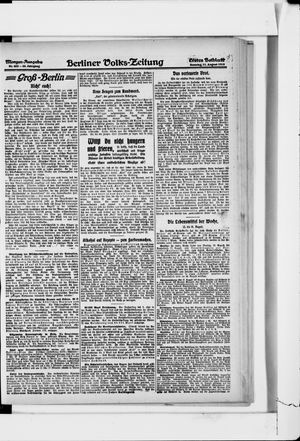 Berliner Volkszeitung vom 11.08.1918