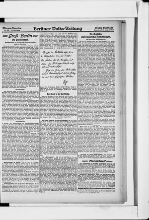 Berliner Volkszeitung vom 17.08.1918