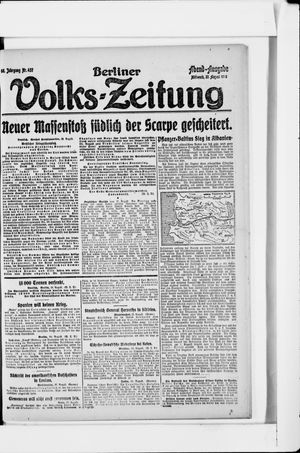 Berliner Volkszeitung on Aug 28, 1918