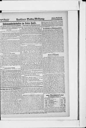 Berliner Volkszeitung vom 13.09.1918