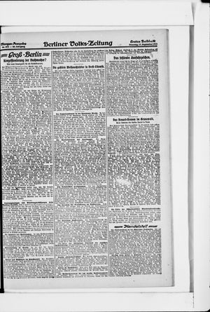 Berliner Volkszeitung on Sep 17, 1918
