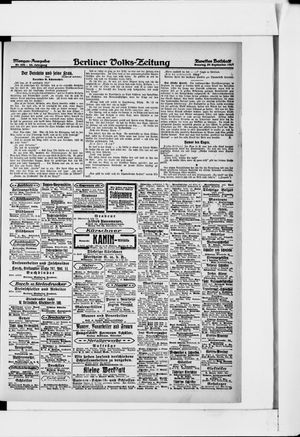 Berliner Volkszeitung vom 29.09.1918