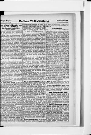 Berliner Volkszeitung vom 04.10.1918