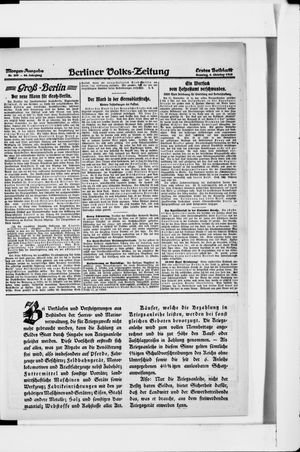 Berliner Volkszeitung vom 06.10.1918