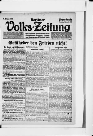 Berliner Volkszeitung vom 07.11.1918