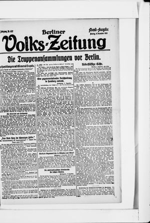Berliner Volkszeitung vom 09.12.1918