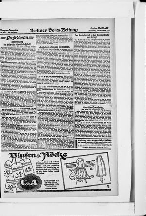 Berliner Volkszeitung vom 12.12.1918