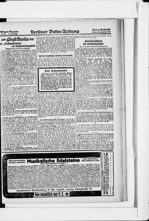 Berliner Volkszeitung vom 20.12.1918