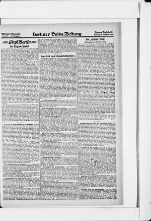 Berliner Volkszeitung vom 29.12.1918