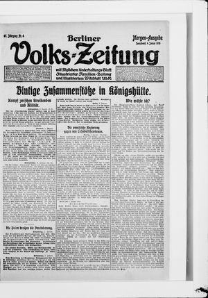 Berliner Volkszeitung vom 04.01.1919
