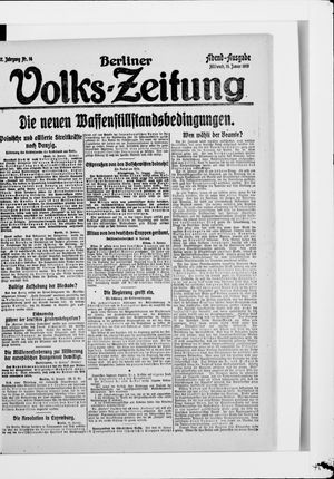 Berliner Volkszeitung vom 15.01.1919