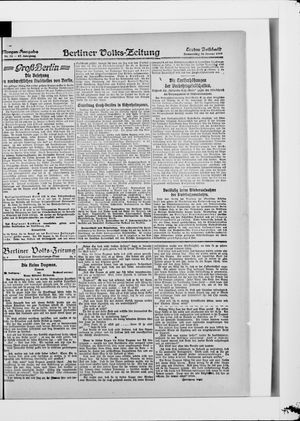 Berliner Volkszeitung vom 16.01.1919