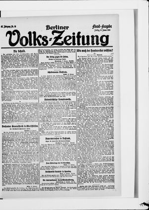 Berliner Volkszeitung vom 17.01.1919