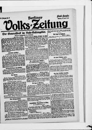 Berliner Volkszeitung vom 18.02.1919