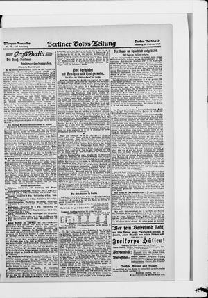 Berliner Volkszeitung vom 25.02.1919