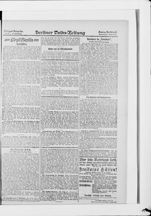 Berliner Volkszeitung vom 01.03.1919