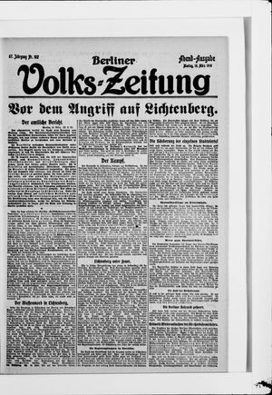 Berliner Volkszeitung on Mar 10, 1919