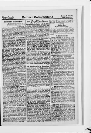 Berliner Volkszeitung on Mar 14, 1919