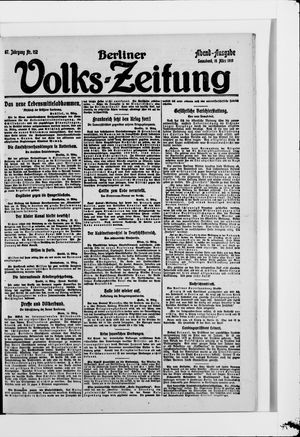 Berliner Volkszeitung vom 15.03.1919